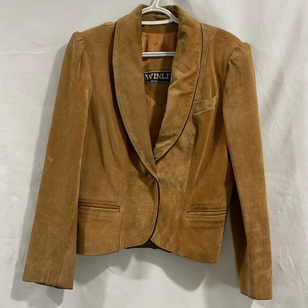 Winlit by Listeff Fashion 1970s Vintage 100% Leather Jacket